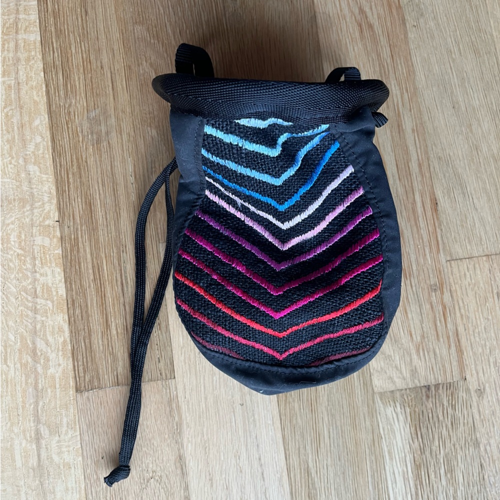 Embroidered Prana Chalk Bag